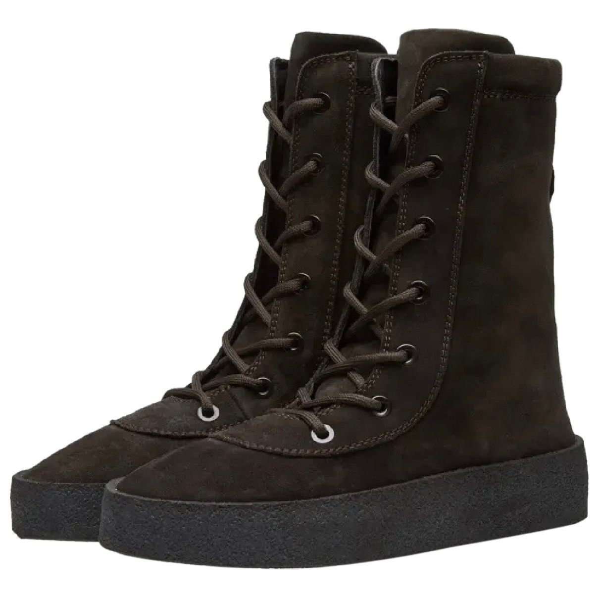 Leather ankle boots Yeezy Brown size 36